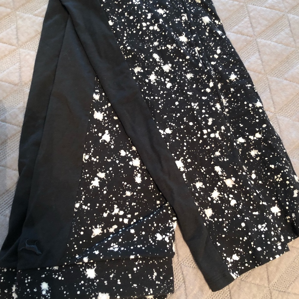 Pink high waisted leggings